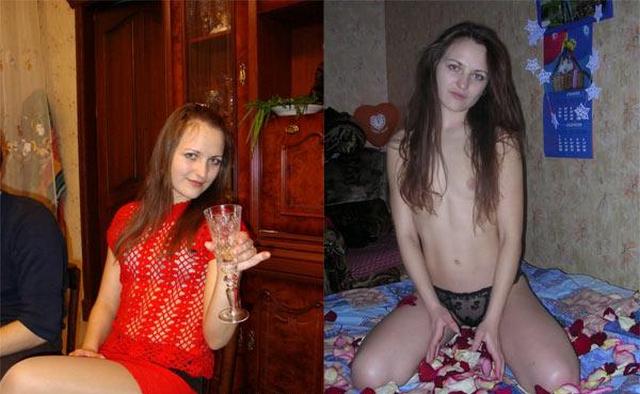 Снимки голых и одетых девушек рядом друг с другом 1 фото